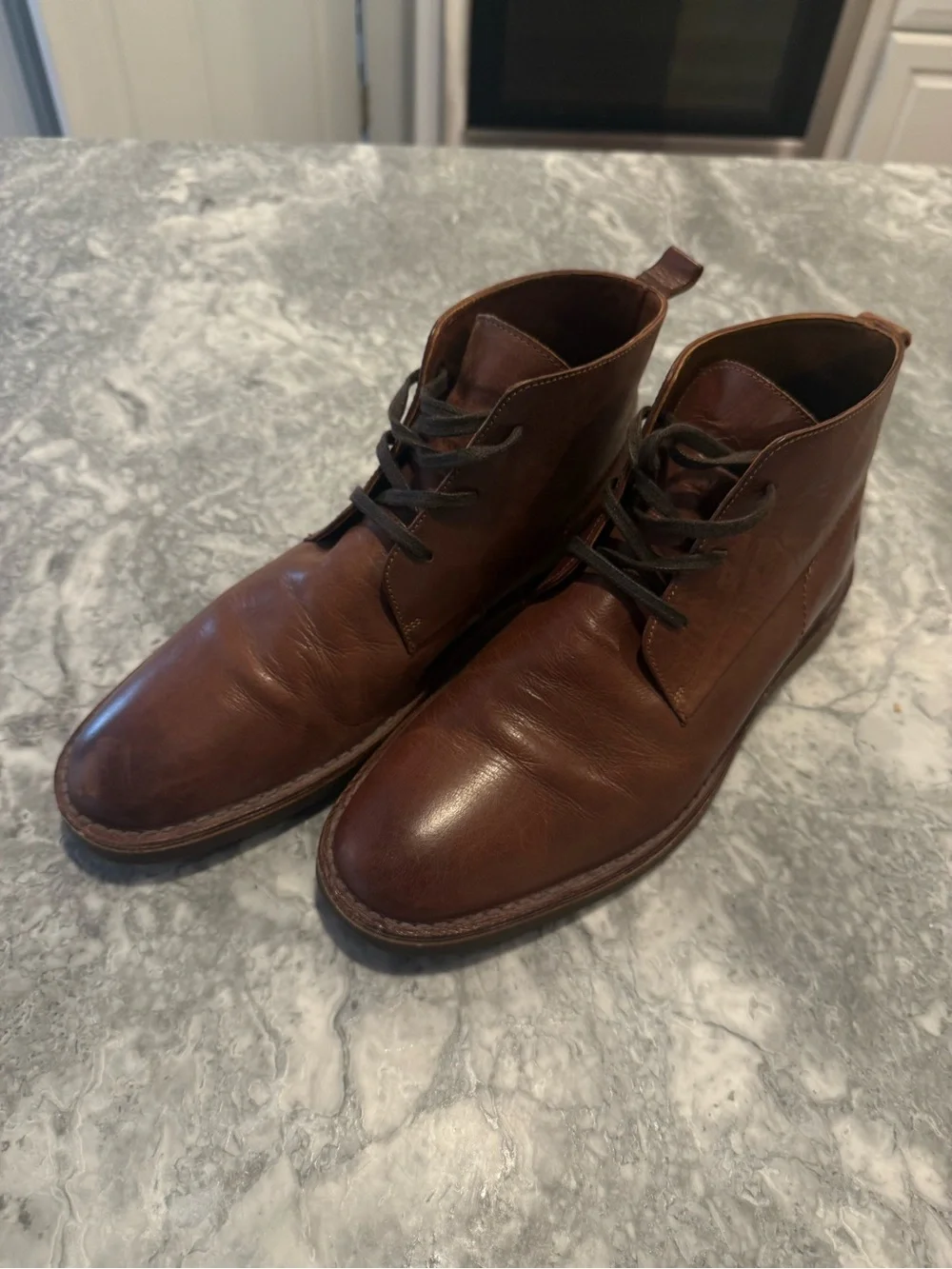 Frye - Men's Brown Leather Chukka Boots - Men’s Size 9.5